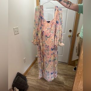 Floral pastel dress